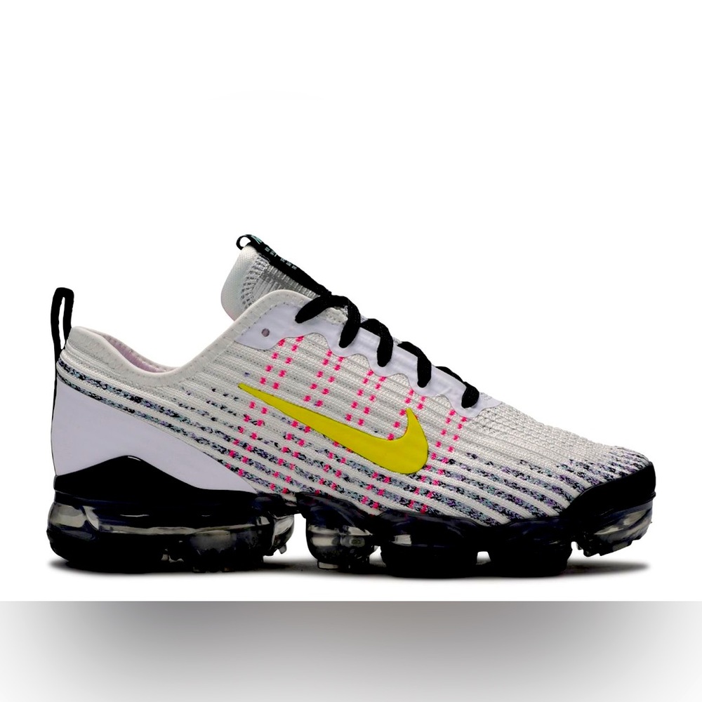 LOVED| AIR VAPORMAX FLYKNIT 3 GS 'WHITE DYNAMIC YELLOW' | Size Youth 6 (GS)